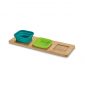 Base de mesa com 3 taças